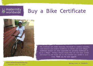 Buy a Bike Certificate 2016